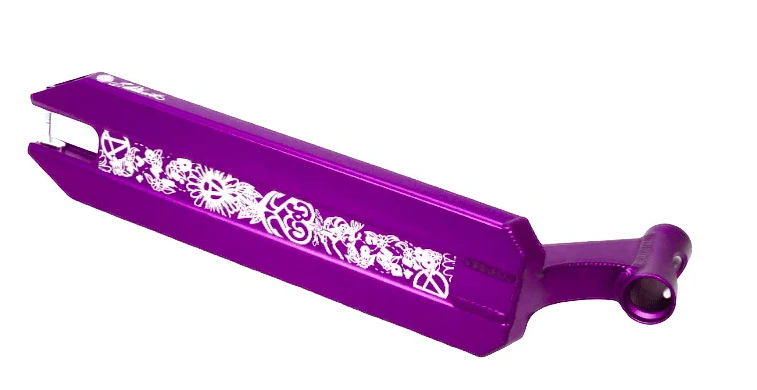Apex Pro Bianca Dilworth Signature Purple Stunt Scooter Deck - 5" x 19.3" - Image 4
