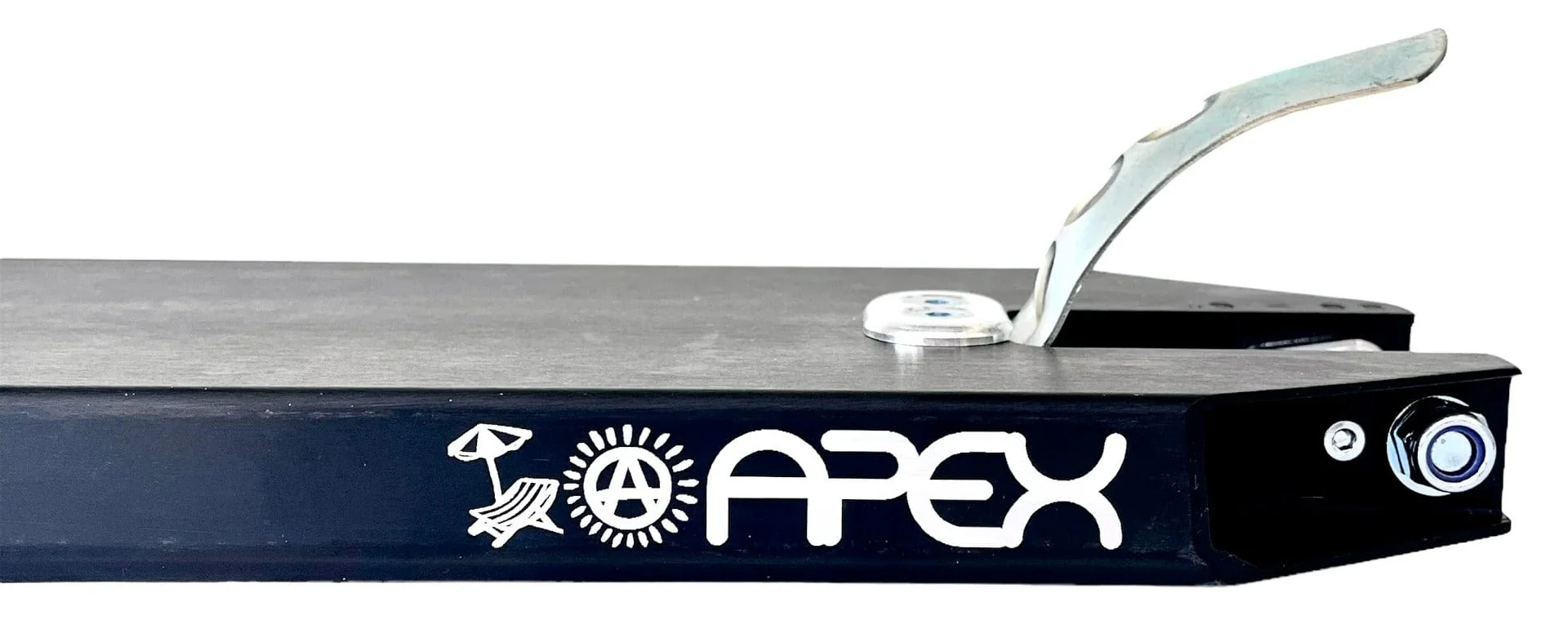 Apex Pro Life's a Beach Special Edition Blue / Black Scooter Deck - 5" x 19.3" - Image 4