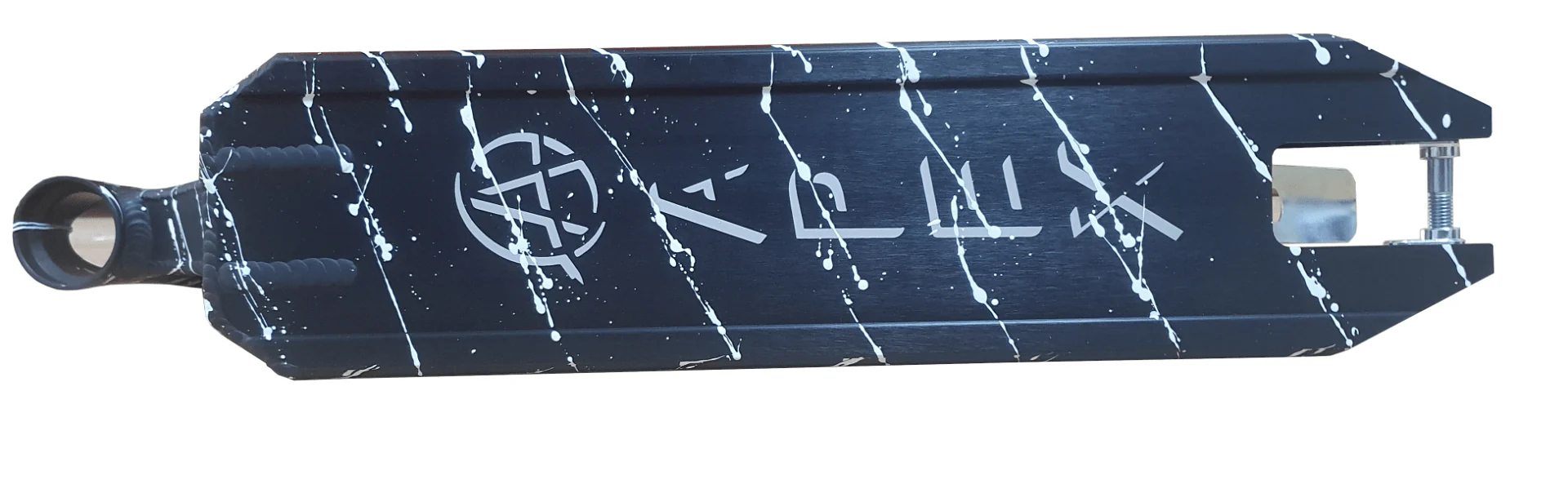 Apex Pro Splatter Black / White Stunt Scooter Deck - 4.5" x 17.5" - Image 3