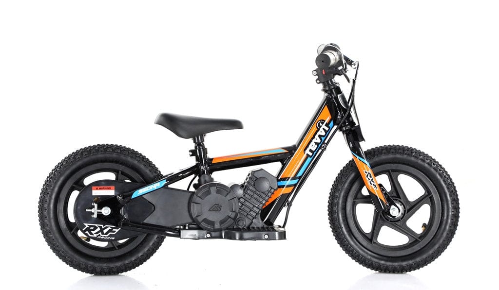B-STOCK Revvi 12" Kids Electric Balance Bike - Orange - Image 5