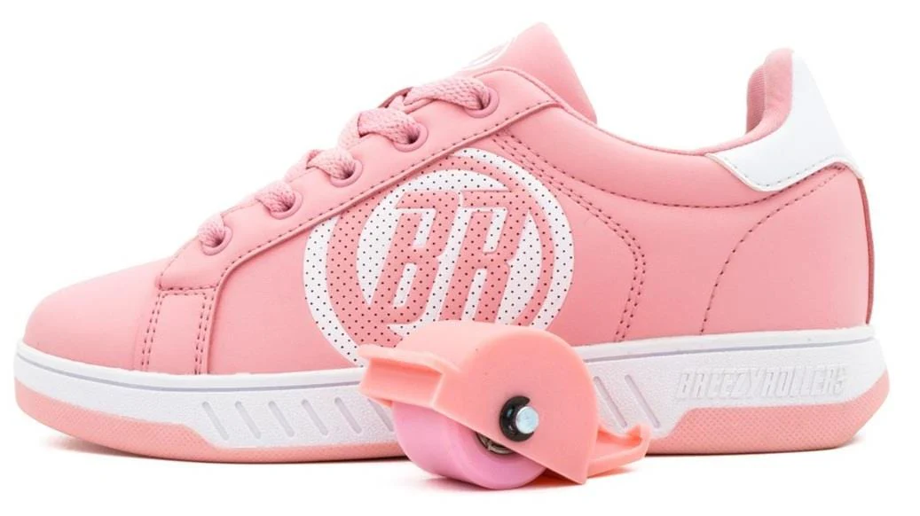 Breezy Rollers Classic Shoes - Pink / White - Image 7