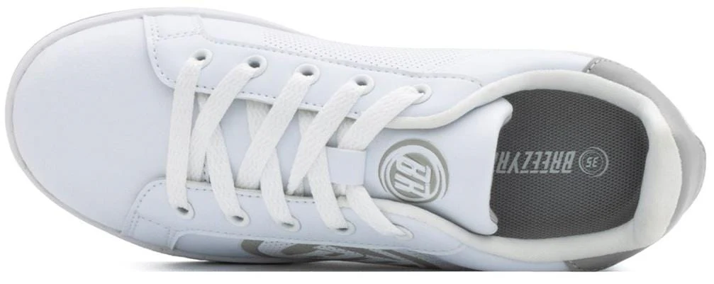 Breezy Rollers Classic Shoes - White / Grey - Image 4