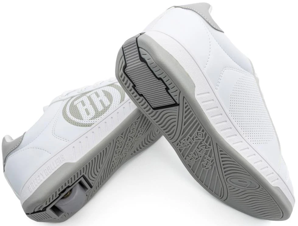Breezy Rollers Classic Shoes - White / Grey - Image 7