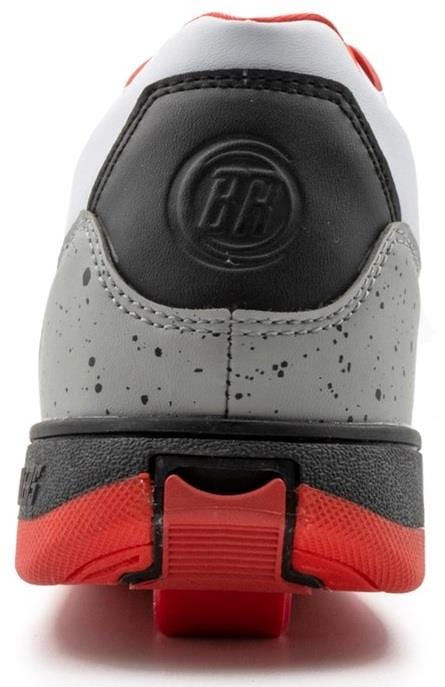 Breezy Rollers Jumper Shoes - White / Grey / Red - Image 3