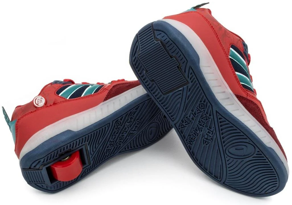 Breezy Rollers Light Beam Shoes - Red / Blue - Image 6