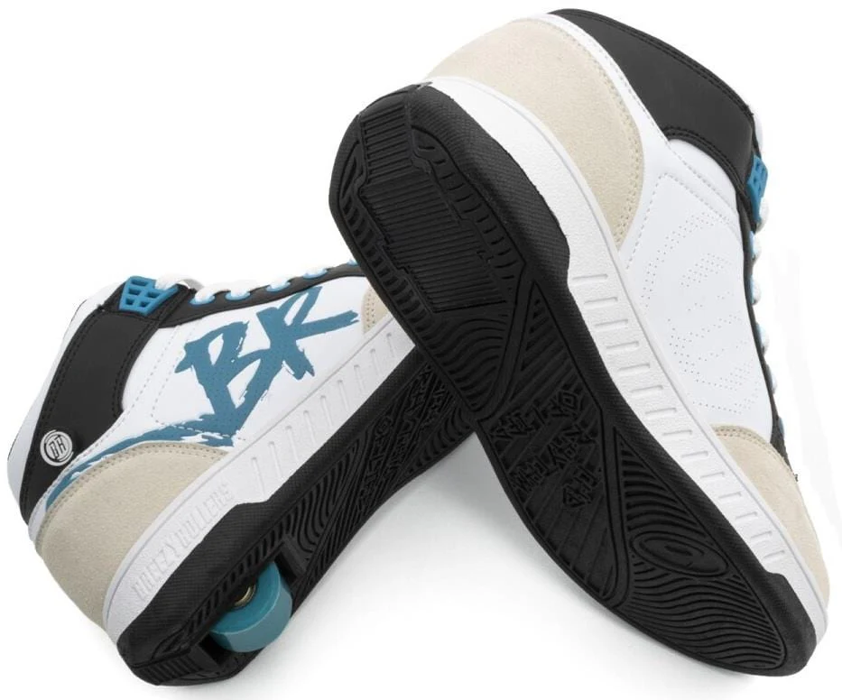 Breezy Rollers Skater Shoes - White / Light Blue - Image 4