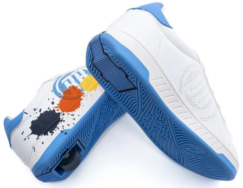 Breezy Rollers Splash Shoes - White / Light Blue - Image 3