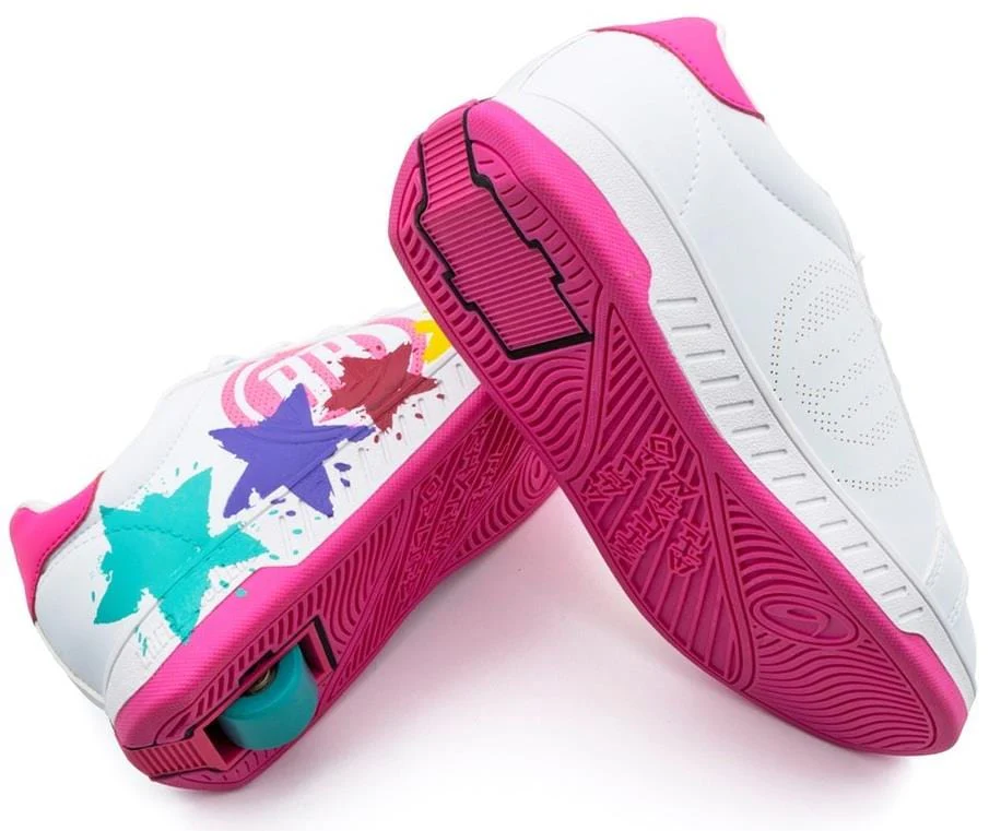 Breezy Rollers Splash Shoes - White / Pink - Image 6