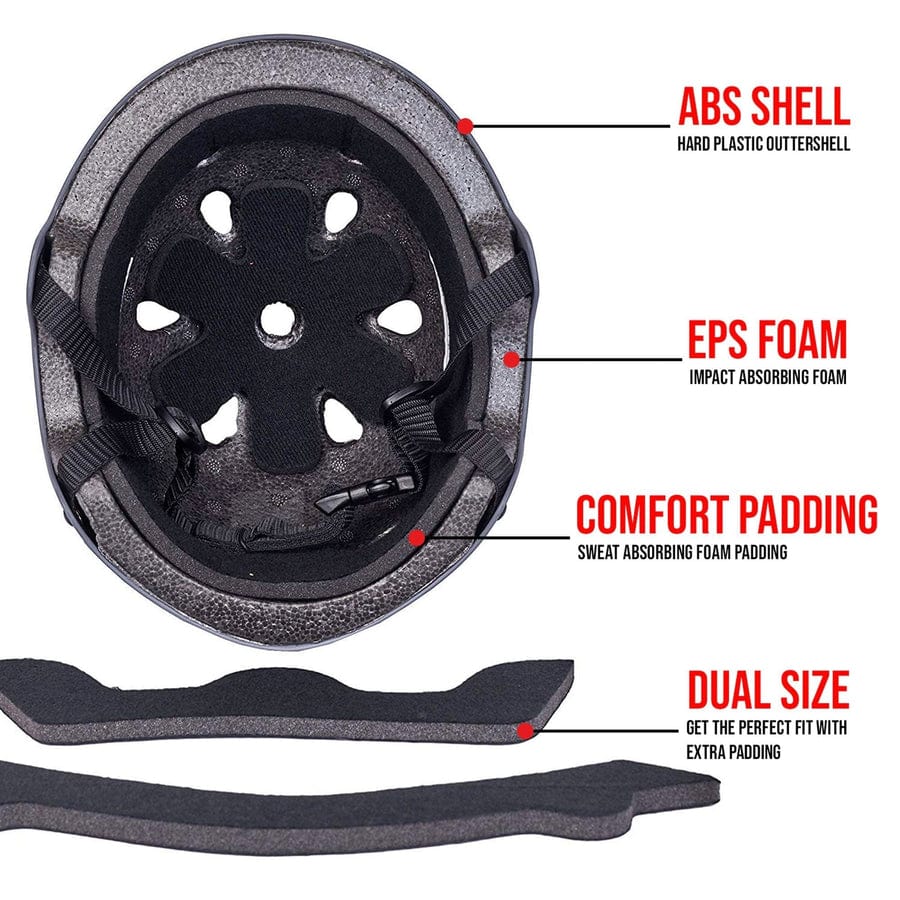 CORE Action Sports Skate / Scooter Helmet - Black - Image 3