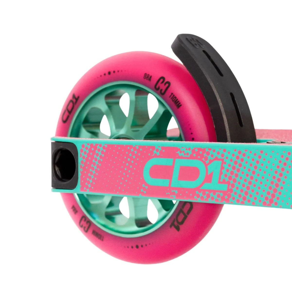 CORE CD1 Complete Stunt Scooter - Teal / Pink - Image 6
