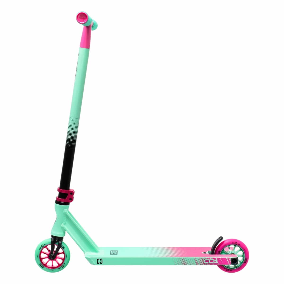 CORE CD1 Complete Stunt Scooter - Teal / Pink - Image 7