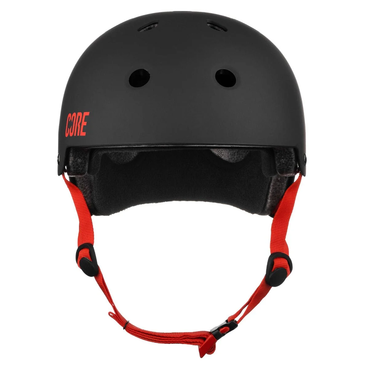 CORE Street Skate / Scooter Helmet - Black / Red - Image 3