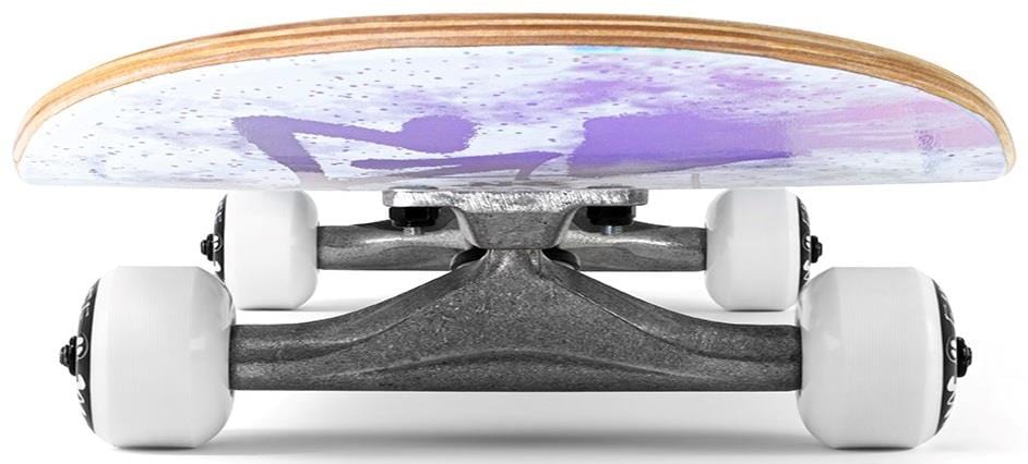 Enuff Skully Hologram White Mini Complete Skateboard - 7.25" x 29.5" - Image 7