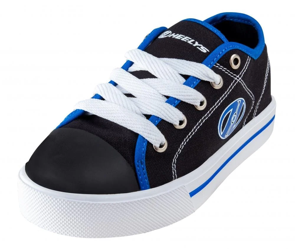 Heelys Classic X2 Boys Shoes - Black / White / Blue - Image 3