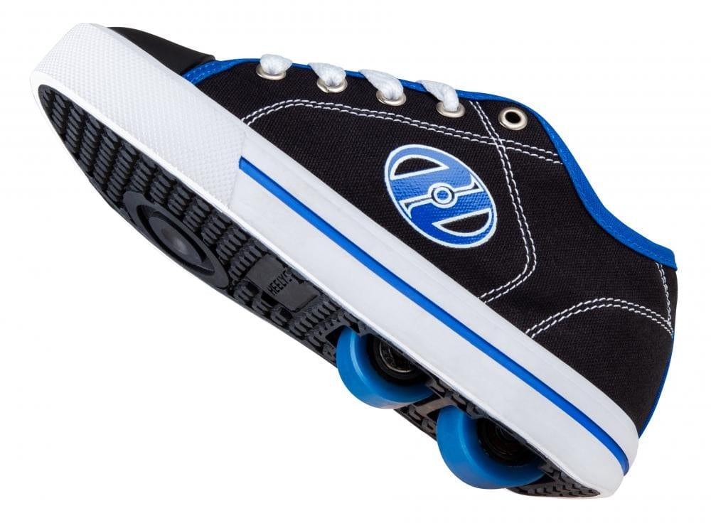 Heelys Classic X2 Boys Shoes - Black / White / Blue - Image 4