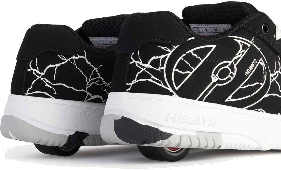 Heelys Kolect Glow Boys Shoes - Black / White - Image 4