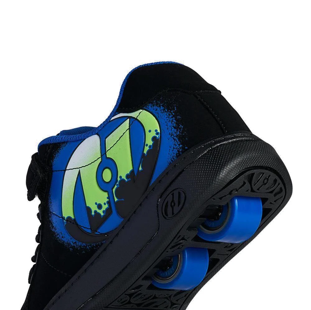 Heelys Kolect X2 Boys Shoes - Black / Royal / Green - Image 3