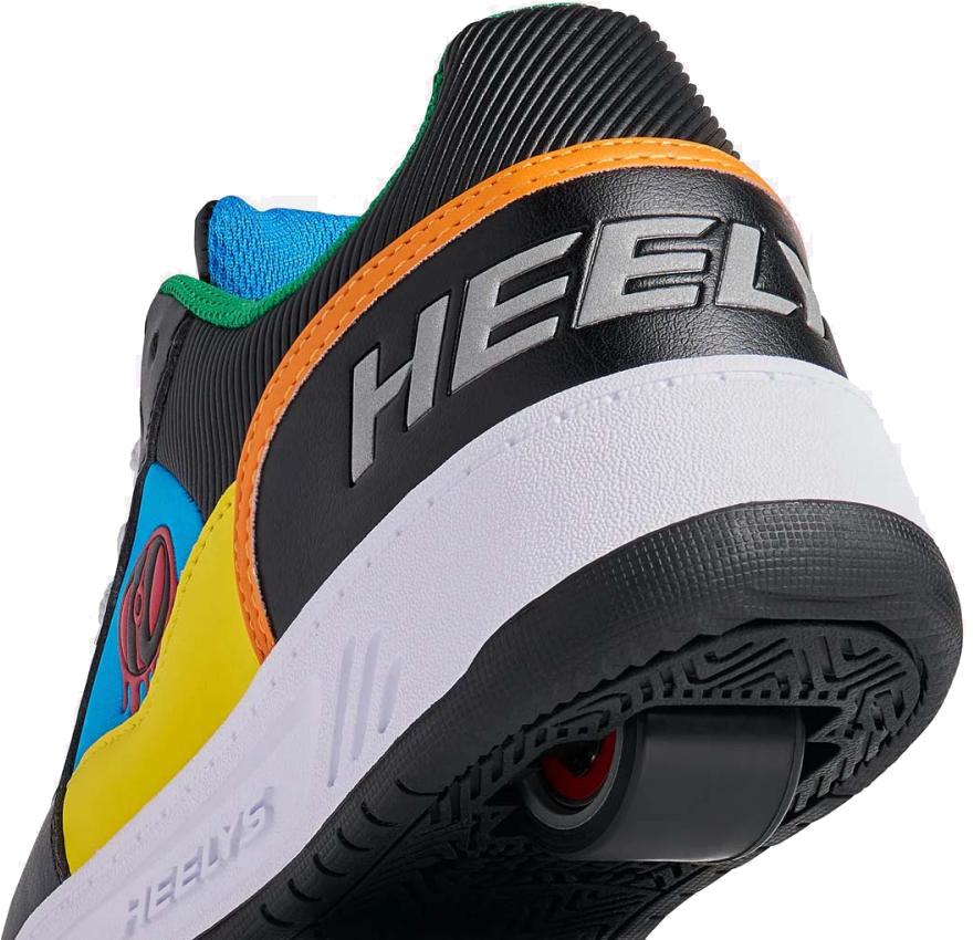 Heelys Rezerve Low Boys Shoes - Black / Red / Cyan / Yellow - Image 5