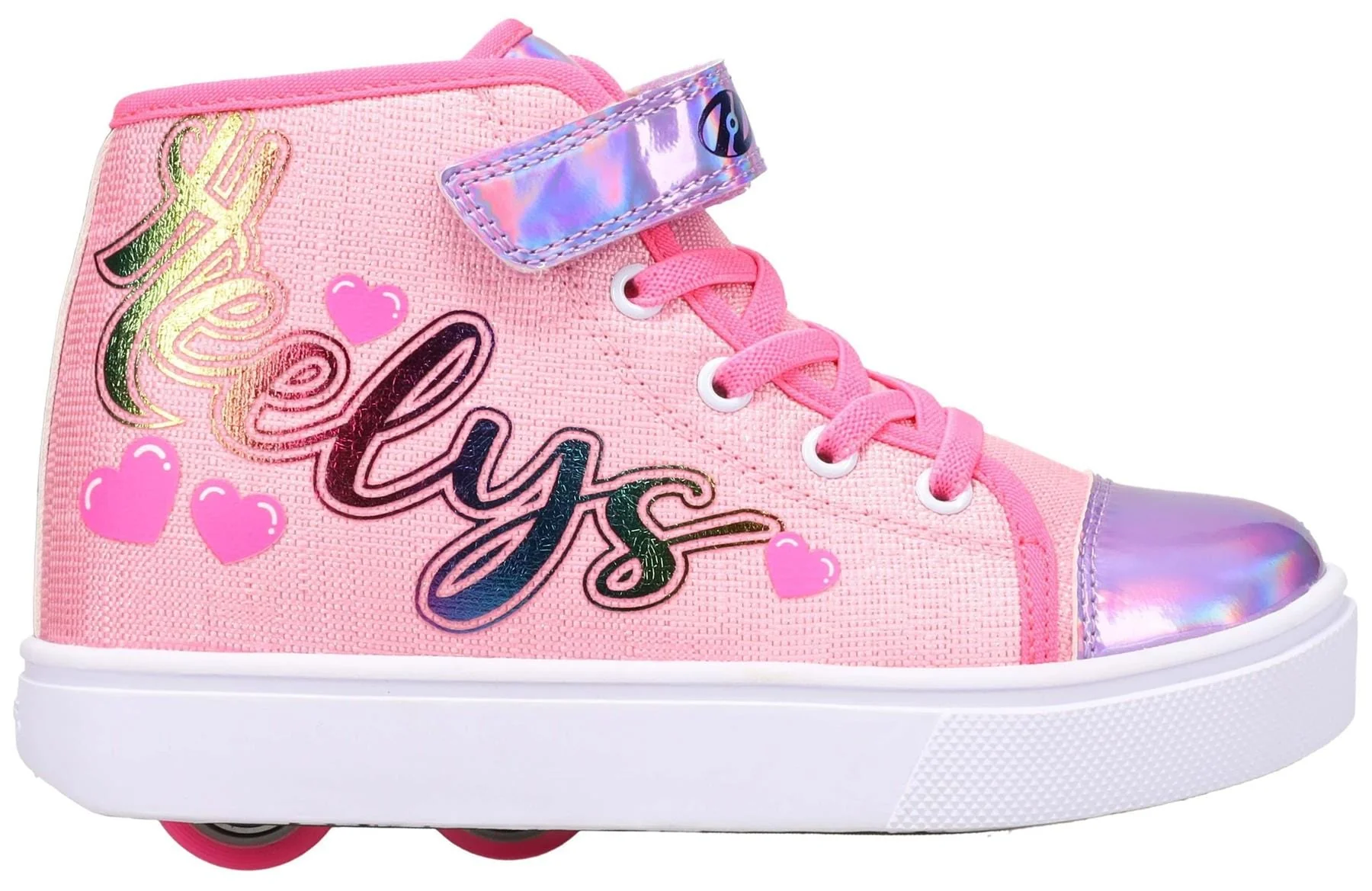 Heelys Veloz X2 Prints Girls Shoes - Prism Pink / Neon Pink / Multi - Image 3