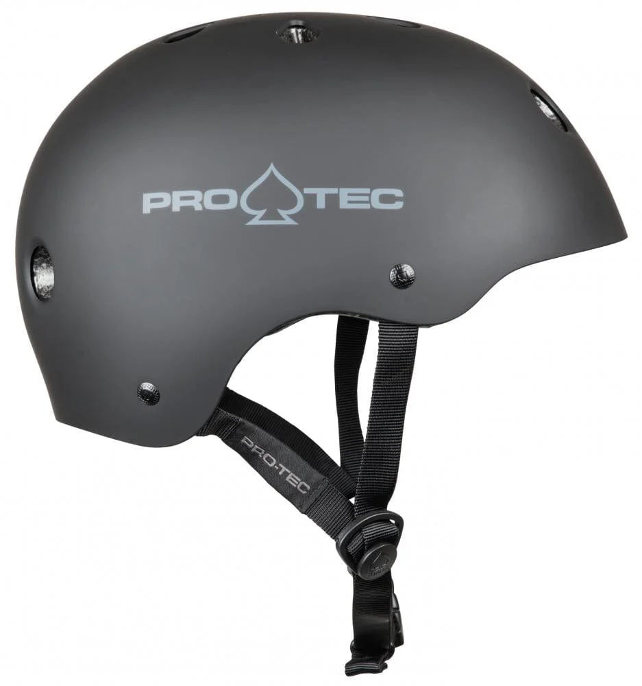 Pro-Tec Classic Certified Skate / Scooter Helmet - Matt Black - Image 3